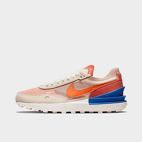 Nike Women's Waffle One Casual Shoes in Orange/Pearl White Size 8.0 Suede | Finish Line (US)