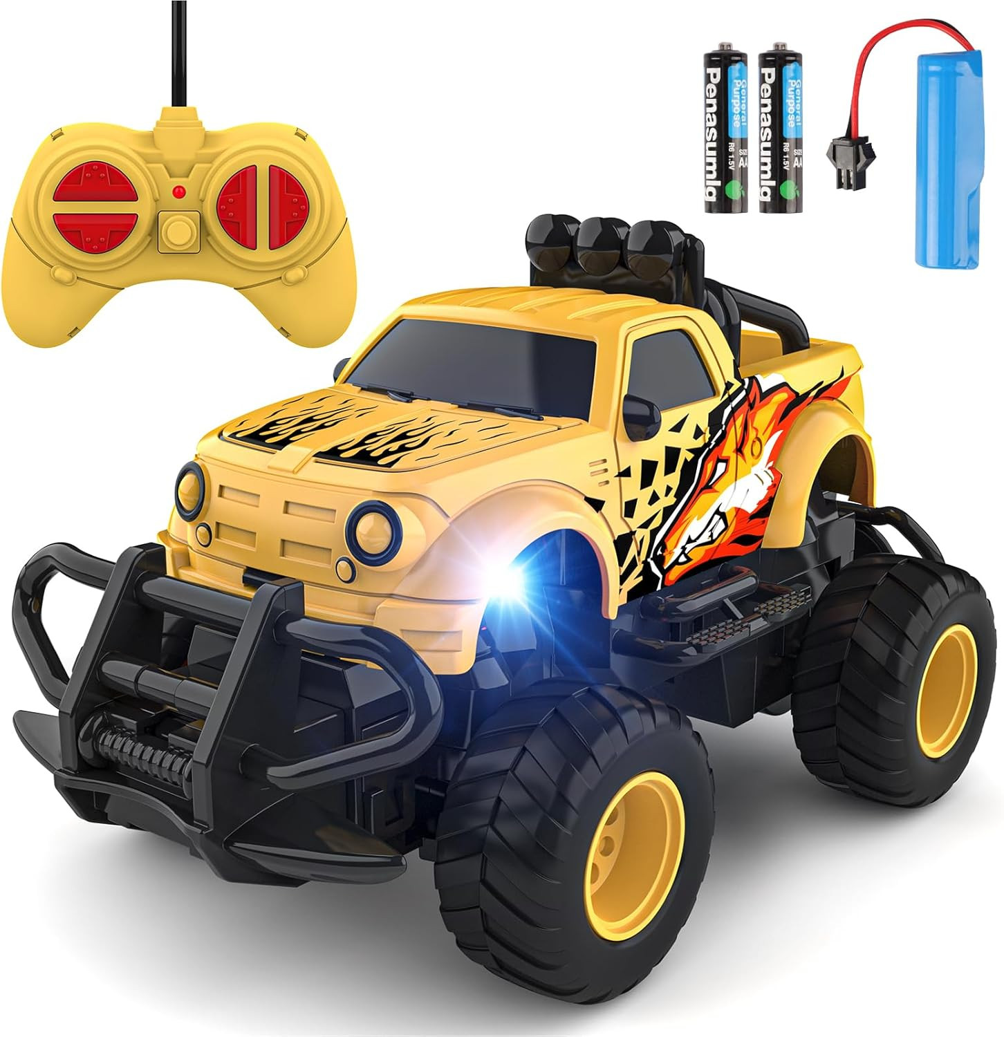 Remote Control Car for Boys 4-7, 1:43 Scale Mini RC Car for Kids 3-5, Car Toys Truck Xmas Birthda... | Amazon (US)