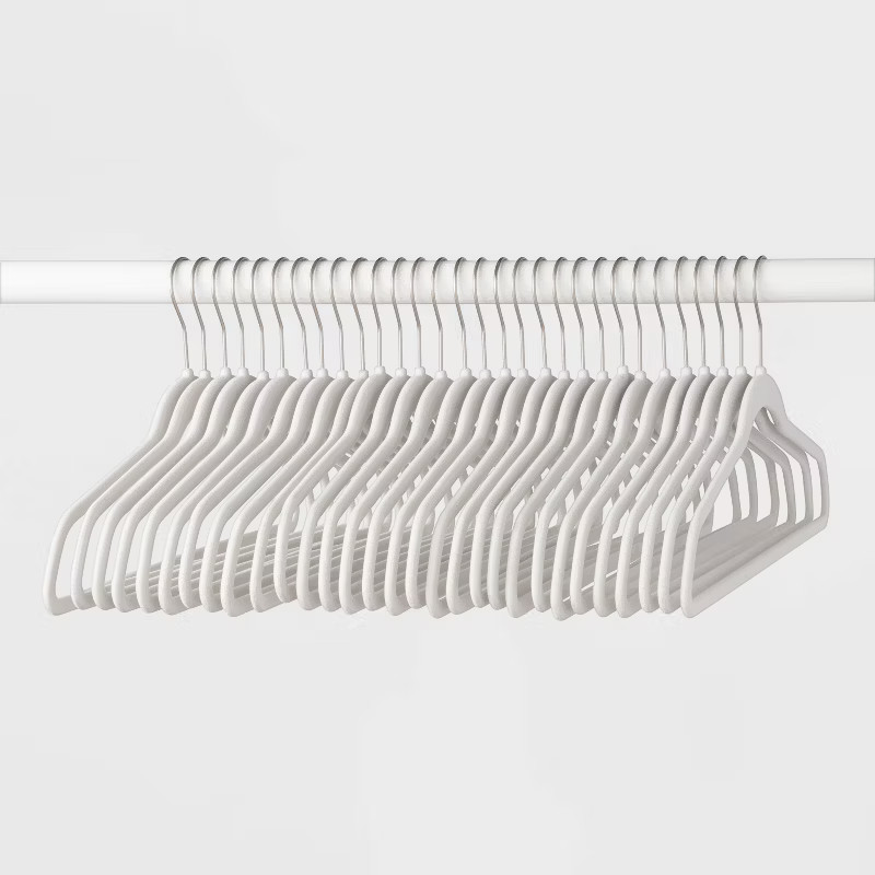 30pk Suit Flocked Hangers - Brightroom™ | Target