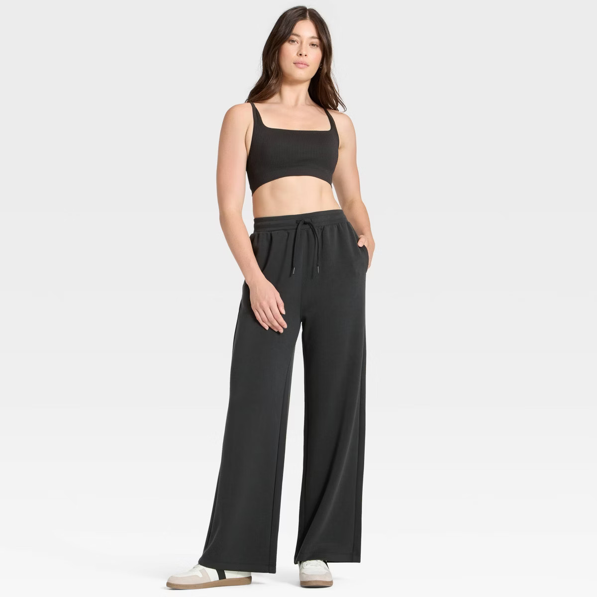 Women's Airy Sleek Wide Leg Sweatpants - All In Motion™ | Target