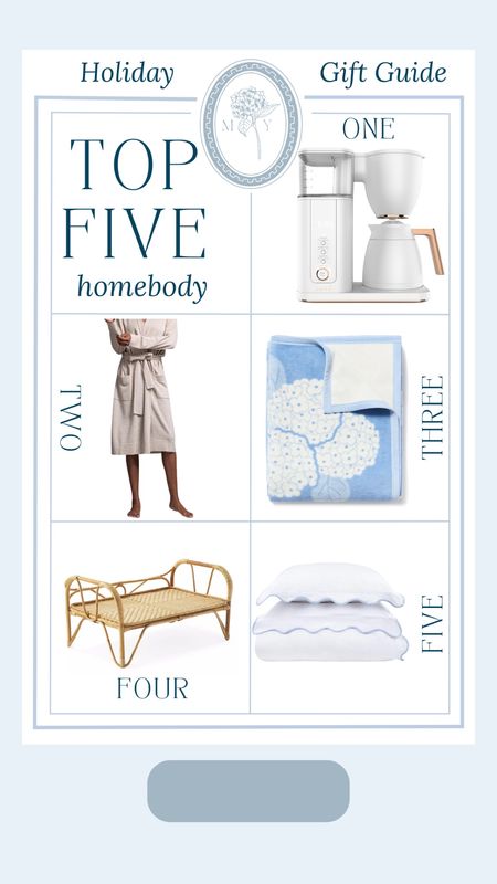 My top five picks for the homebody in your life  

#LTKHoliday #LTKGiftGuide