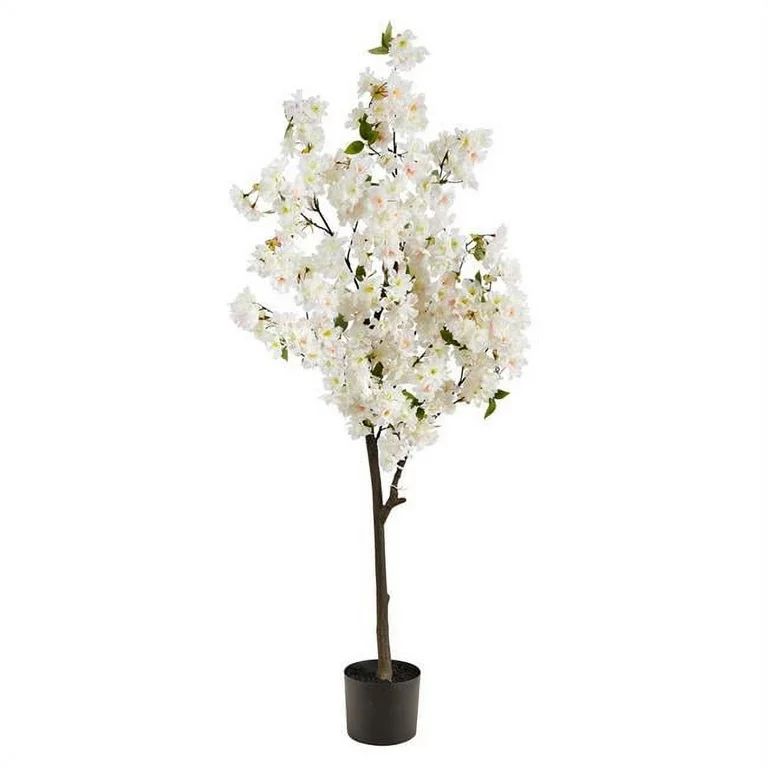 Nearly Natural 5ft. Cherry Blossom Artificial Tree | Walmart (US)