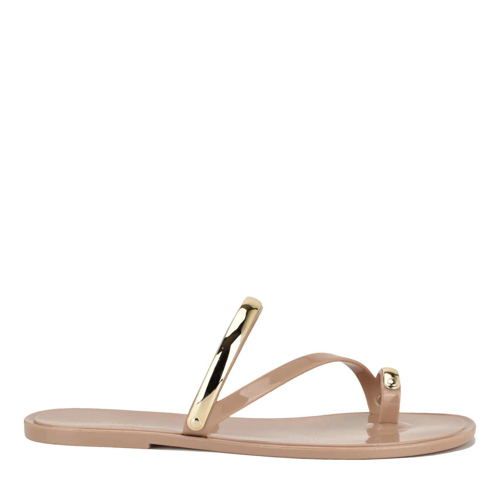 Nine West Women's Seashell Jelly Flat Sandals (Size 7) , Medium Width | Nine West (US)