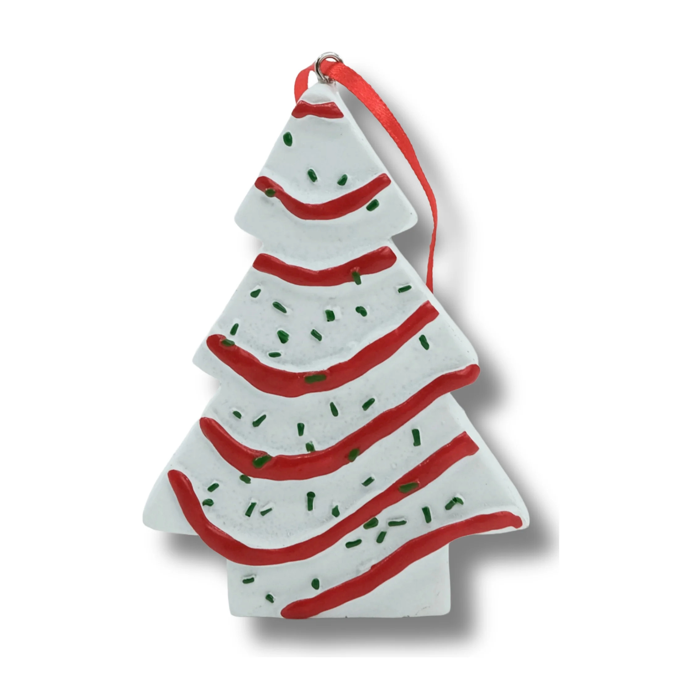 Little Debbie Christmas Tree Cake Ornament, Multicolor, Plastic, 1 Count | Walmart (US)