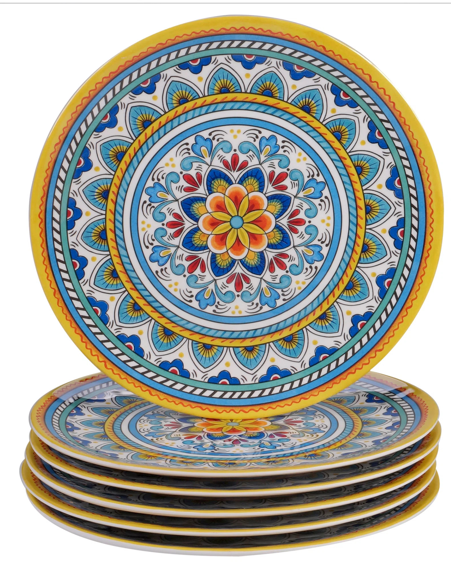 Certified International Portofino Set/6 Dinner Plate 11" & Reviews | Wayfair | Wayfair North America