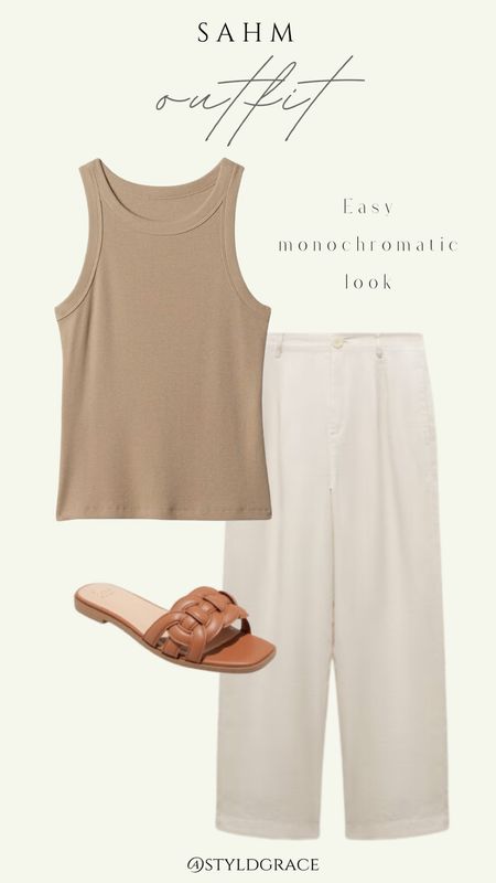 Sahm outfit 

Top: Gap
Pants: Mango 

Mom outfit, mom style, mama outfit, mama style, linen pants outfit, beige pants, spring outfit, spring style, casual spring outfit, casual spring, casual outfit, casual summer outfit 

#LTKfindsunder100 #LTKfindsunder50