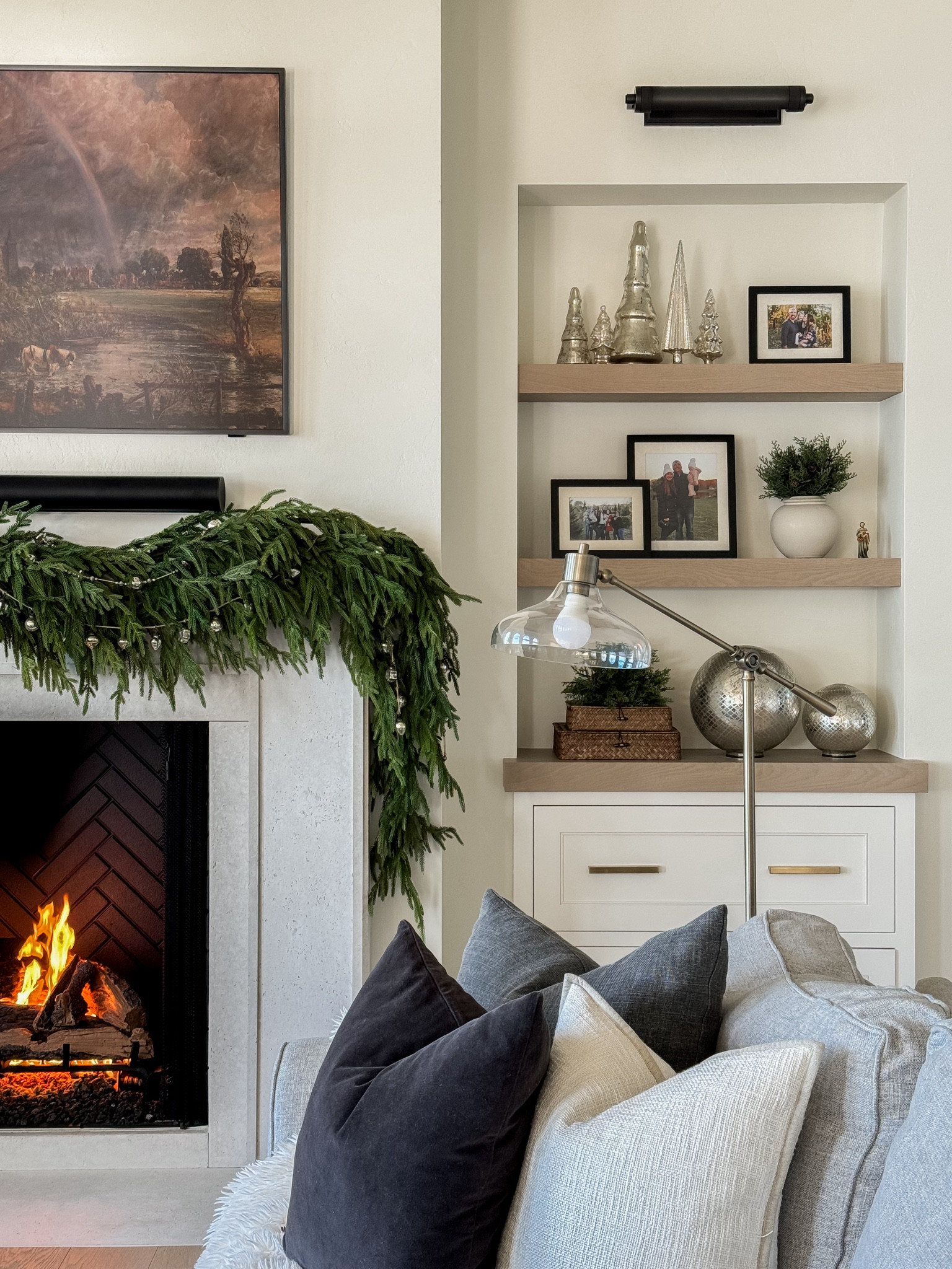 I’m just loving this cozy corner in our living room! Could snuggle up here all day - just add coffee…and then wine! 🍷 



#LTKSeasonal #LTKhome #LTKHoliday