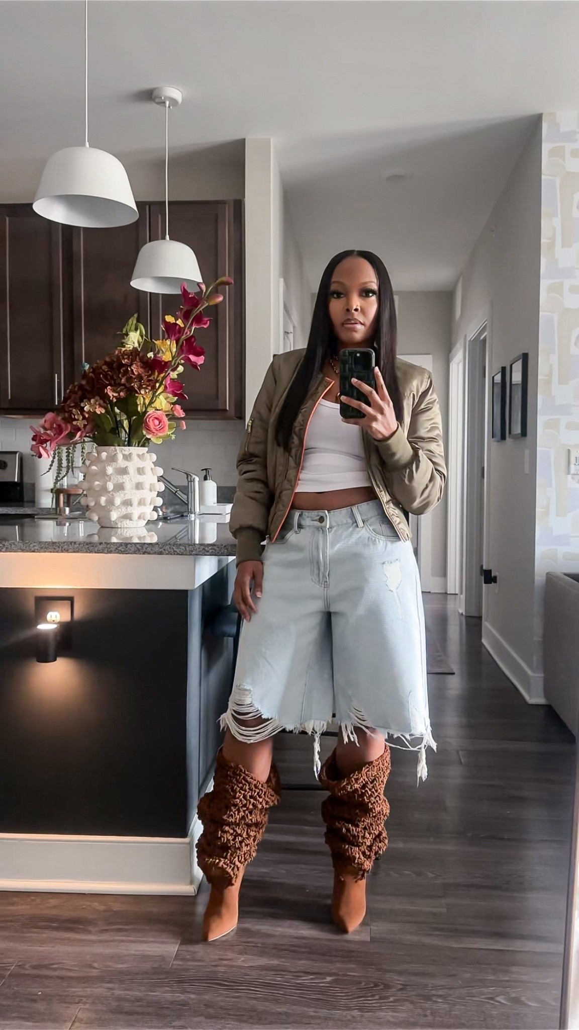 Building a wardrobe starts with the foundations.

A white tank and denim will always be one of the easiest places to begin. From there, the outfit is built by layering pieces that add texture, structure, and personality.

For this look, the formula was simple:
foundation: white tank + denim
layer: bomber jacket
statement: textured boots

Once your basics are solid, getting dressed becomes less about finding something to wear and more about deciding how you want to elevate it.


#LTKootd #LTKPetite