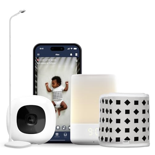 Nanit Essentials Smart Baby Monitor with Floor Stand – 1080p HD Wi-Fi Camera, Sensor-Free Breat... | Amazon (US)