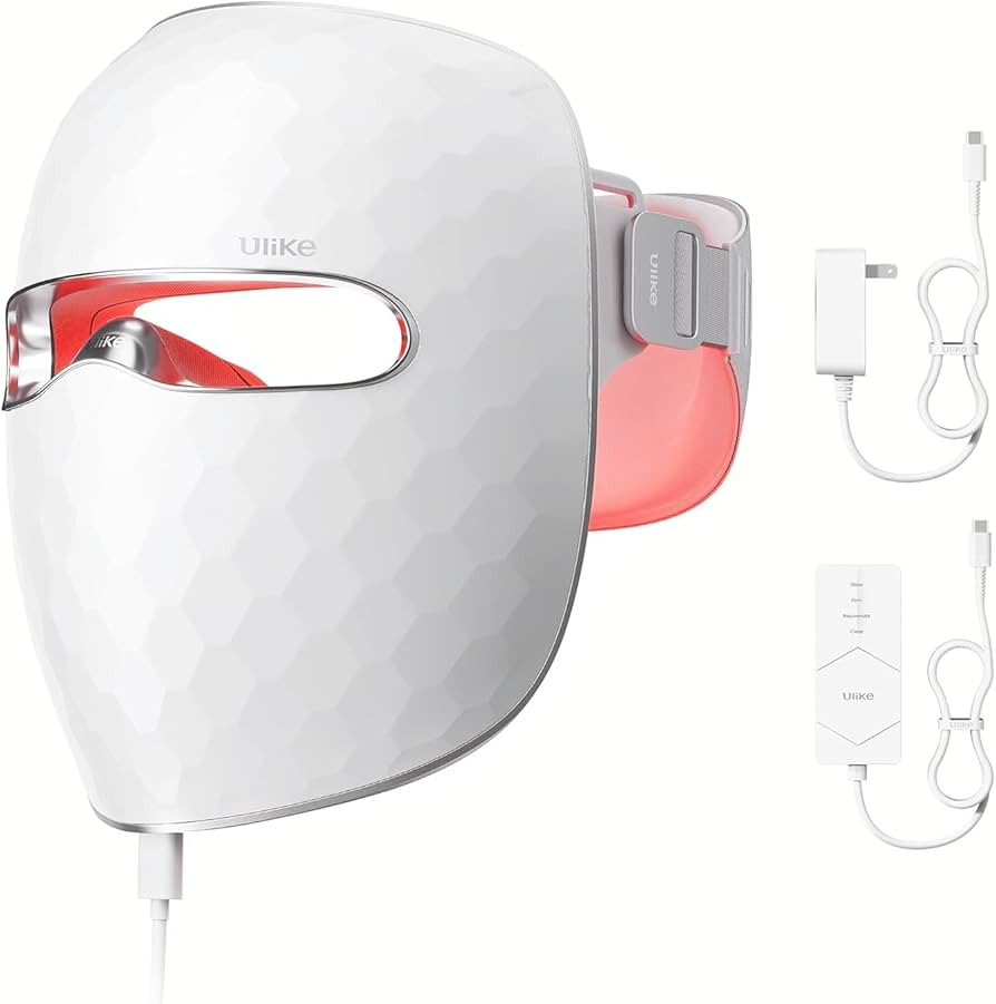 Ulike ReGlow LED Face Mask, Red Light Therapy Mask, Wrinkle Reduction, 4 Modes with Red, Blue, Ye... | Amazon (UK)