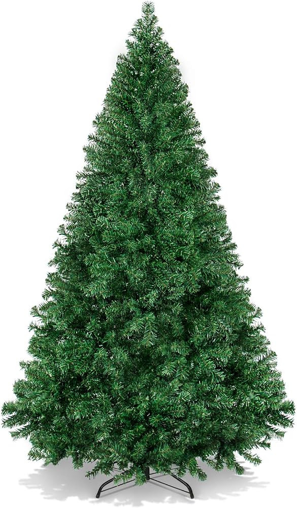 Best Choice Products Artificial Christmas Tree, 6ft Premium Unlit Hinged Design, Dense Branches R... | Amazon (US)