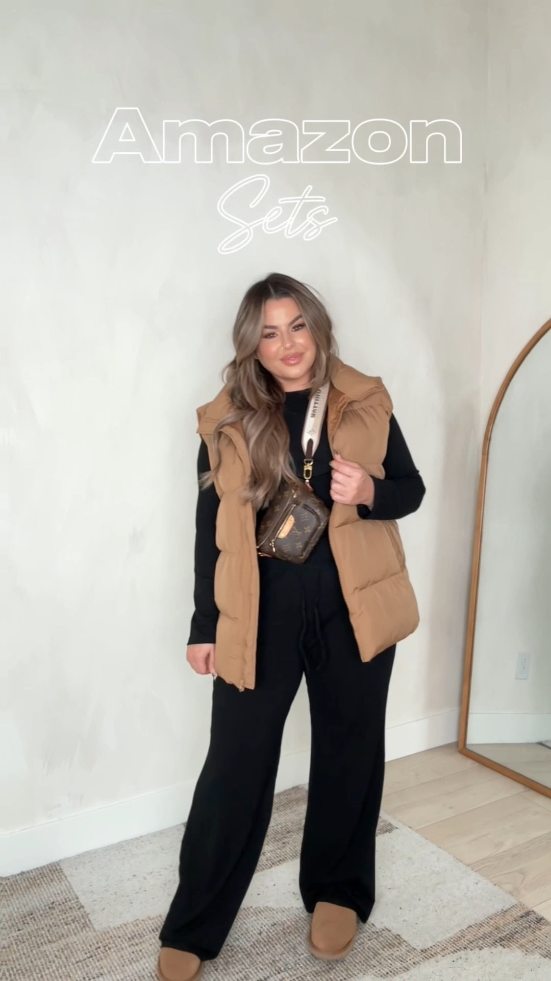 Some of my favorite @Amazon sets went on sale for cyber Monday. 

If you can only get one let it be the ( Darong Sets ) those are my number one fav ! I get them in size xl long length or 31 inseam. 

All other sets I’m wearing xl besides the brown 2 pc sets wearing those in a L . The brown 3 pc set is xl. 
Puffer vest xl 

#FoundItOnAmazon #WinterFavorites2025 #Ad 

#LTKCyberWeek #LTKFindsUnder50 #LTKHoliday