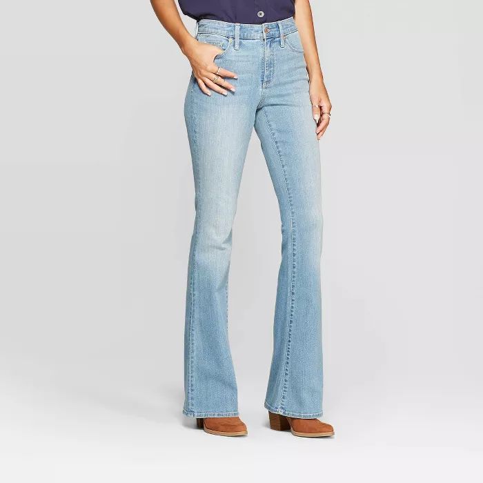 Women's High-Rise Flare Jeans - Universal Thread™ Light Wash | Target