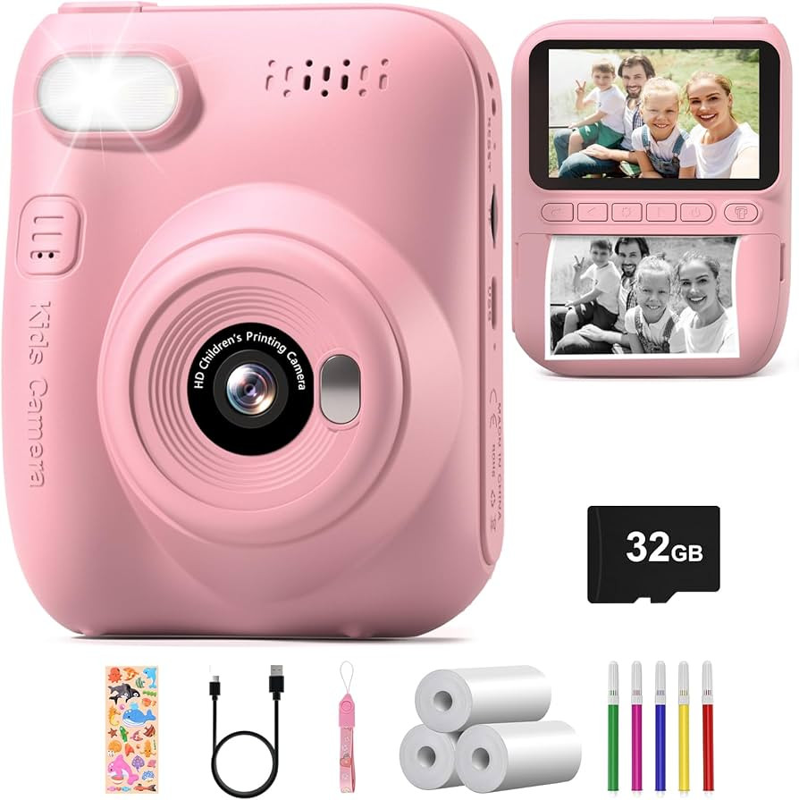 Hangrui Kids Camera Instant Print - Toddler Camera for Creative Exploration Ideal Kids Digital Ca... | Amazon (US)
