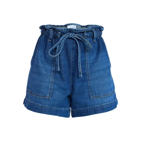 Time and Tru Women's Drapey Utility Shorts, 4" Inseam, Sizes XS-XXXL | Walmart (US)