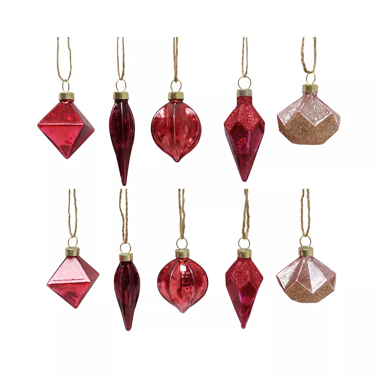 St. Nicholas Square® Set of 10 Glass Christmas Ornament | Kohl's