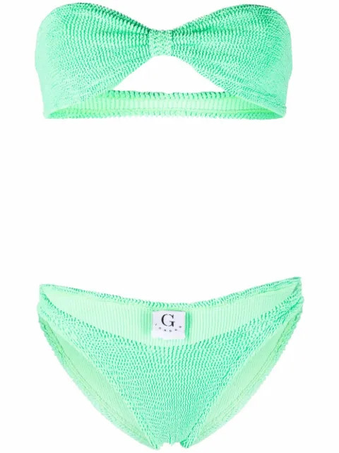 Jean strapless bikini set | Farfetch Global