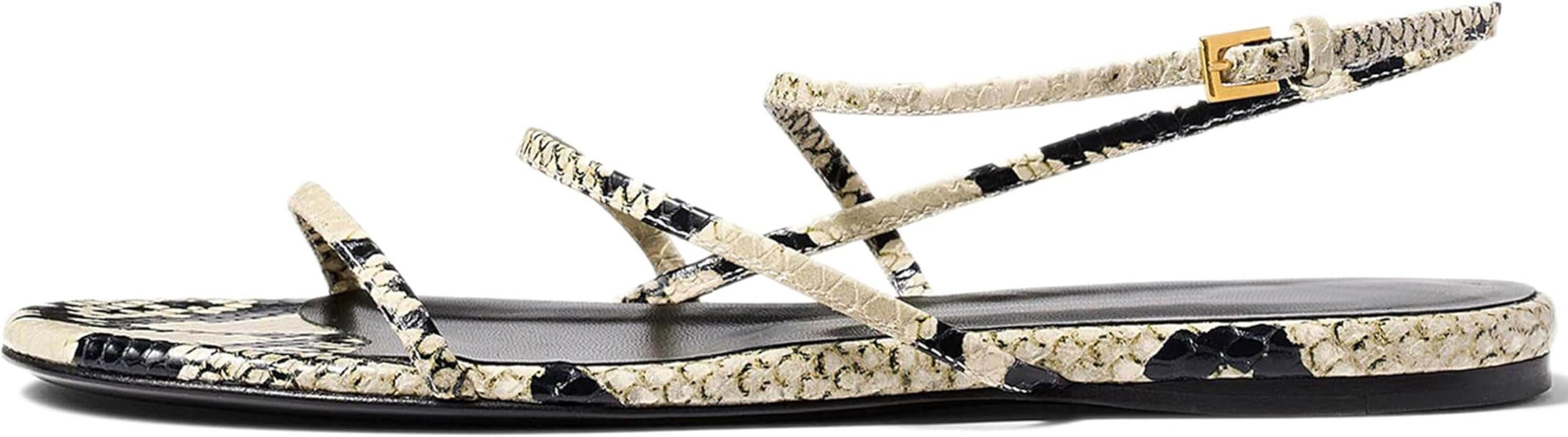 Strappy Sandals for Women Open Toe and Comfortable Elegant Casual Shoes for Popular Summer Dress ... | Amazon (US)