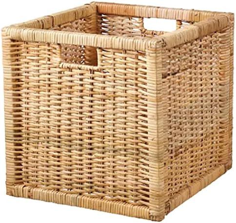 BRANÄS Shelf Organizer Basket, rattan 32x34x32 cm | Amazon (UK)