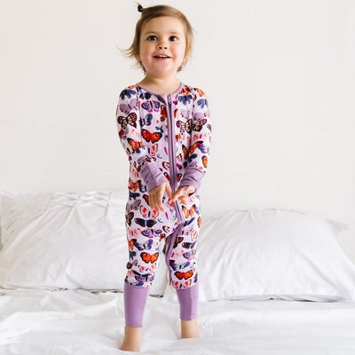 Marine Life Bamboo Viscose Zippy | Little Sleepies