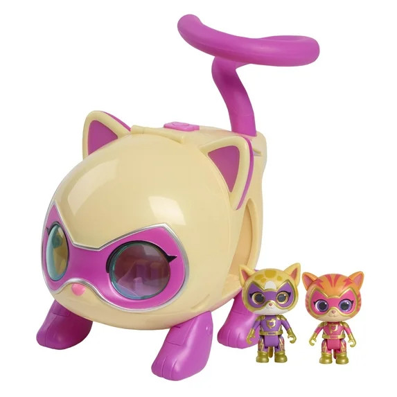 Disney Junior SuperKitties Lights and Sounds SuperKitty Copter, 3 Pieces, Poseable Figures | Walmart (US)