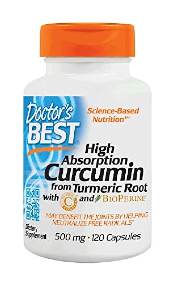 Doctor's Best Curcumin From Turmeric Root, Non-GMO, Gluten Free, Soy Free, Joint support, 500mg Caps | Amazon (US)