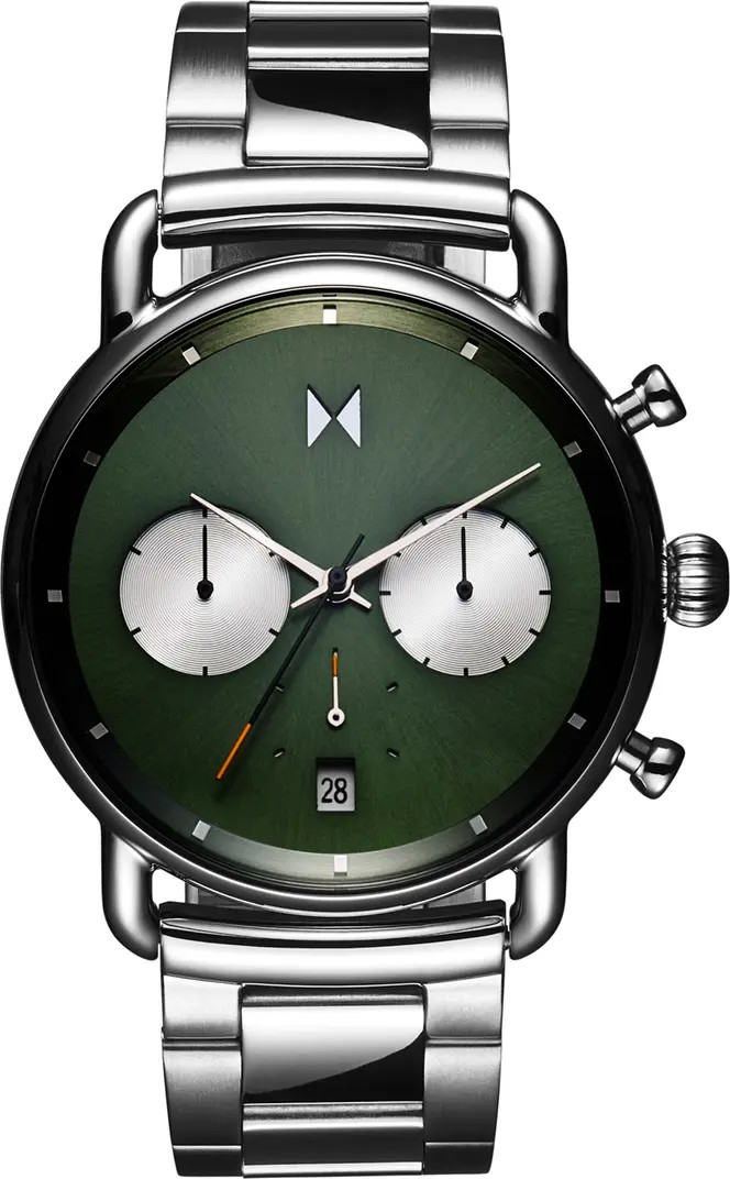 MVMT Blacktop Chronograph Bracelet Watch, 42mm | Nordstrom | Nordstrom