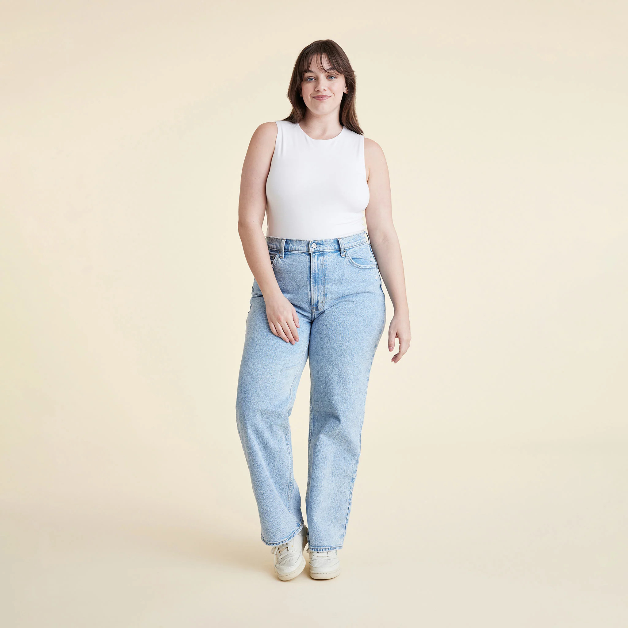 Classic Crew Tank Bodysuit | nuuds