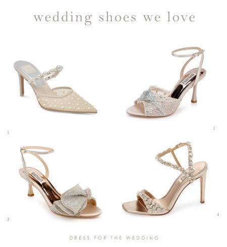 Wedding shoes, shoes for brides, ivory shoes, white shoes, wedding heels, designer heels, designer shoes, embellished heels, bridal shoes, wedding accessories, sheer shoes, neutral wedding shoes, high heels, Badgley Mischka, Dolce Vita shoes for women. 

#LTKshoecrush #LTKparties #LTKwedding