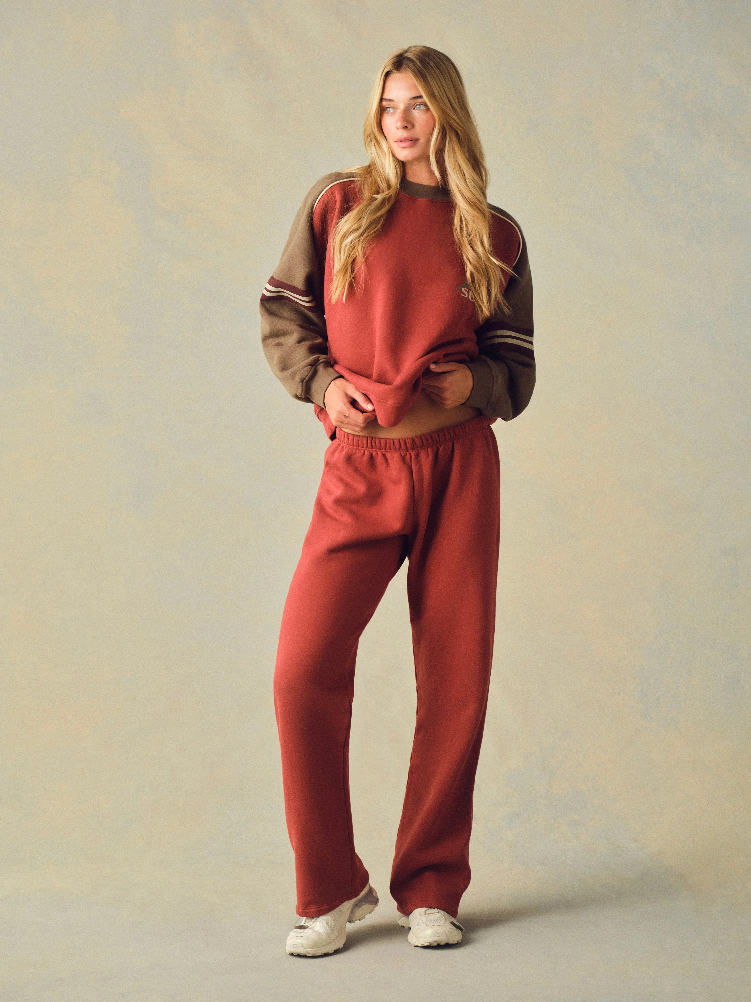 MIDWEIGHT SWEATS STAPLE STRAIGHT LEG SWEATPANTS - SWEET TEA | SET Active