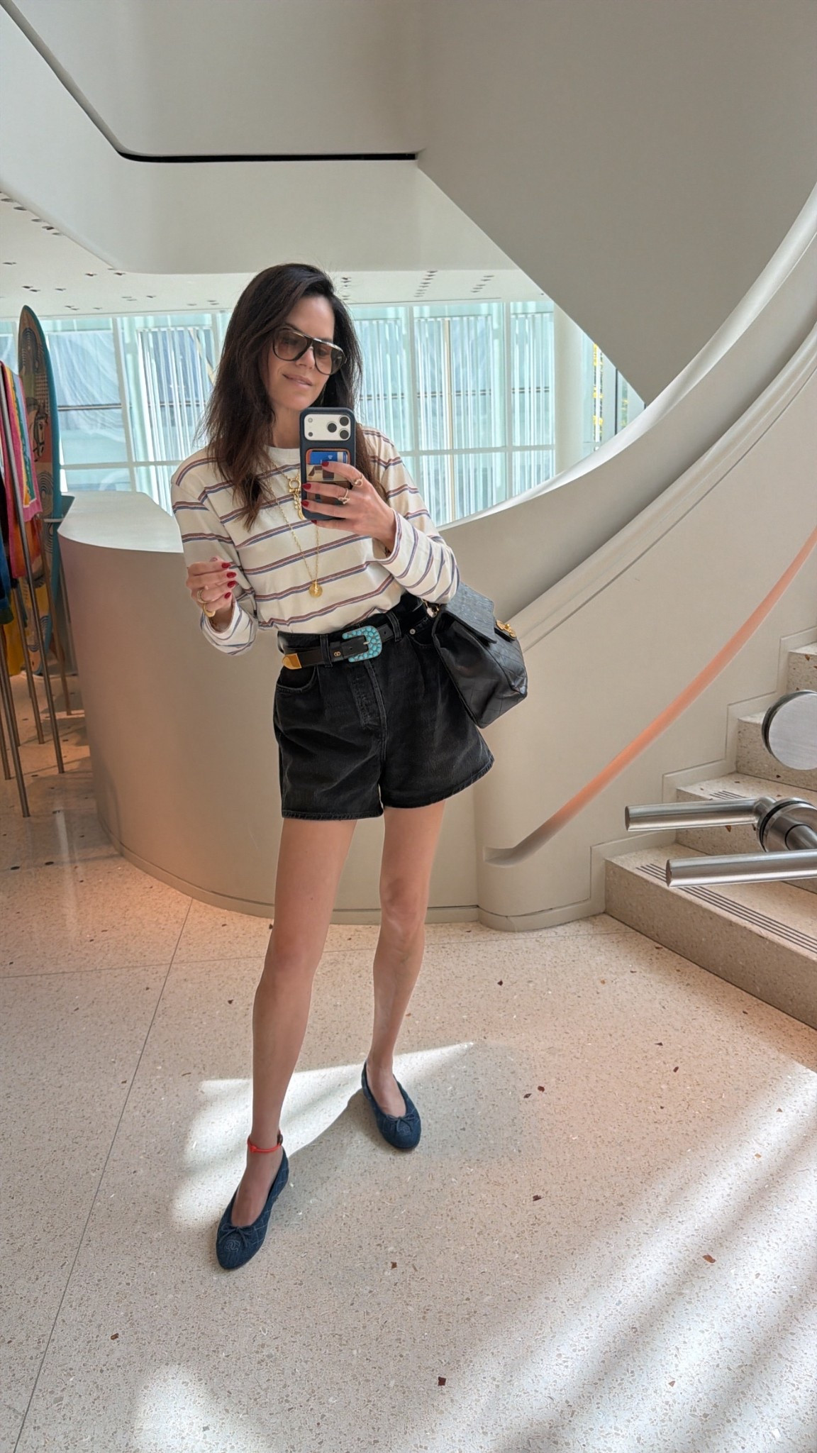 Today’s outfit of the day to go get my hair done! Also linked looks for less of my exact outfit! 

Women’s fashion, spring fashion, spring style, spring outfits, spring outfit inspo, spring ootd, women’s spring outfit, winter to spring style, winter to spring transitional outfit, chic style, mom fashion, mom style, denim shorts, wide leg shorts, long sleeve tee shirt, stripes, striped tee shirt


#LTKspring #LTKOver40 #LTKootd