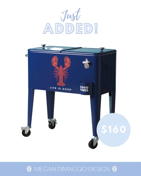 Wow!! Just added online and will definitely go fast!! Snag this Life is Good outdoor rolling cooler for just $159.99!! Love that cute lobster detail! 🦞

#LTKSeasonal #LTKhome #LTKsalealert