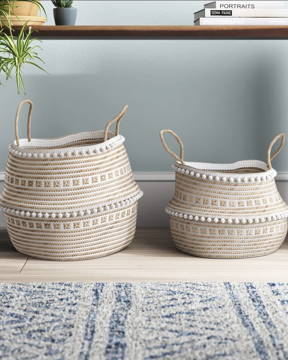Seagrass woven baskets

These baskets are perfect for storage and have a beautiful pattern.

They are currently on sale

Wayfair/storage/baskets/organization 

#LTKU #LTKHome #LTKSaleAlert