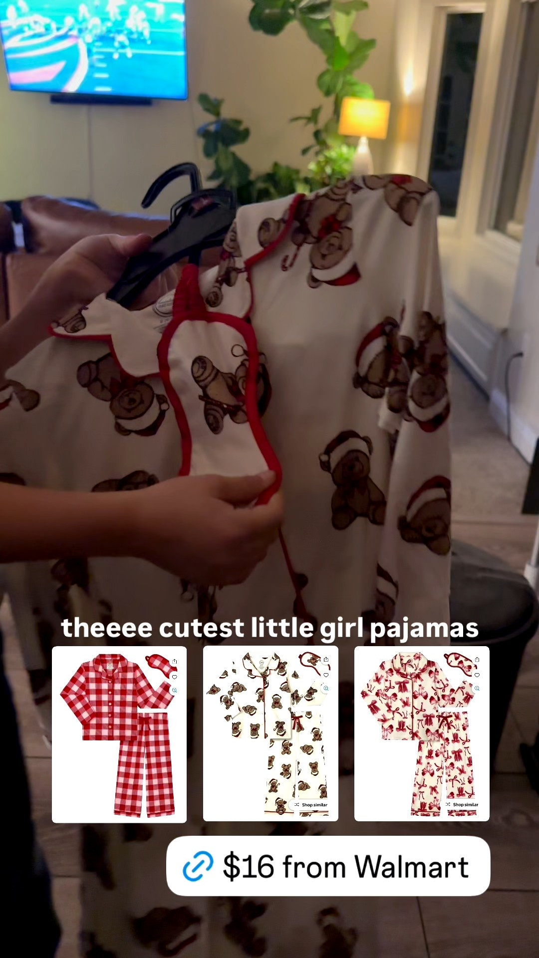 #walmart find are these soft adorable little girl Christmas Jammie’s!! Size xs-xxl available! 

#LTKGiftGuide #LTKHoliday