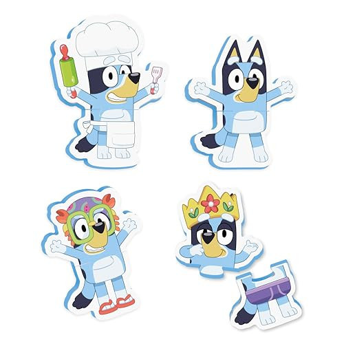 Tomy Toomies Bluey Bath Puzzle - Mix and Match Bluey Puzzle - Foam Toddler Bath Toys - Includes Mesh Bag Bath Toy Storage with Suction Cups - 8 Count - 18 Months and Up | Amazon (US)