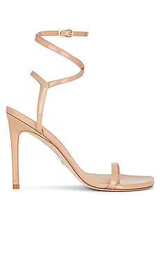 Stuart Weitzman x REVOLVE Barelynudist 100 Sandal in Adobe from Revolve.com | Revolve Clothing (Global)
