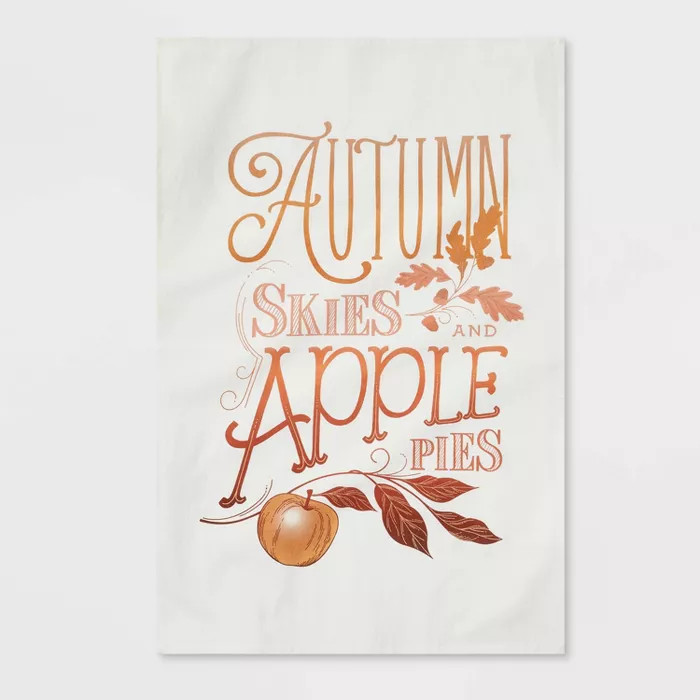 Cotton Apple Print Kitchen Towel - Threshold™ | Target