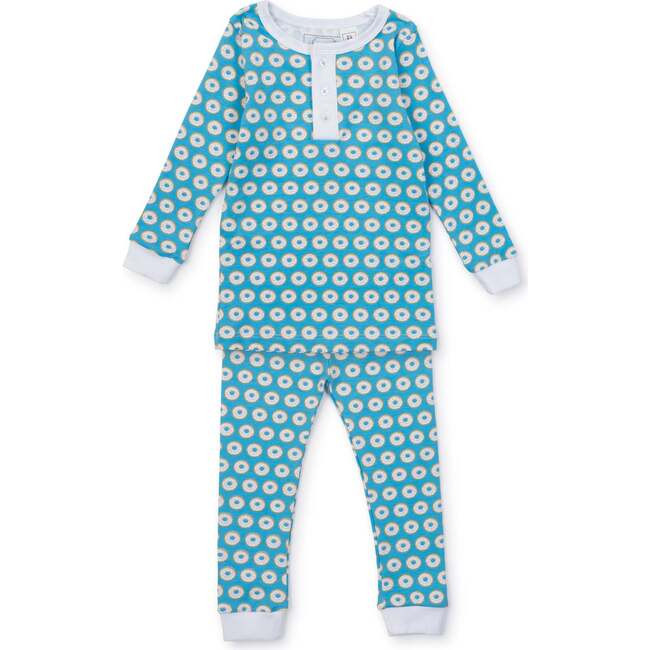 Jack Boys' Pajama Pant Set, Donuts Blue | Maisonette