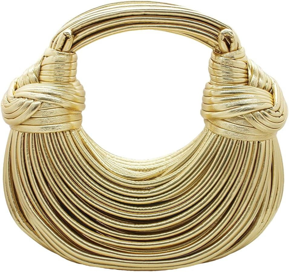 Tngan Women Woven Handbag PVC Leather Satchel Creative Noodles Style Fashion Crossbody Bag | Amazon (US)