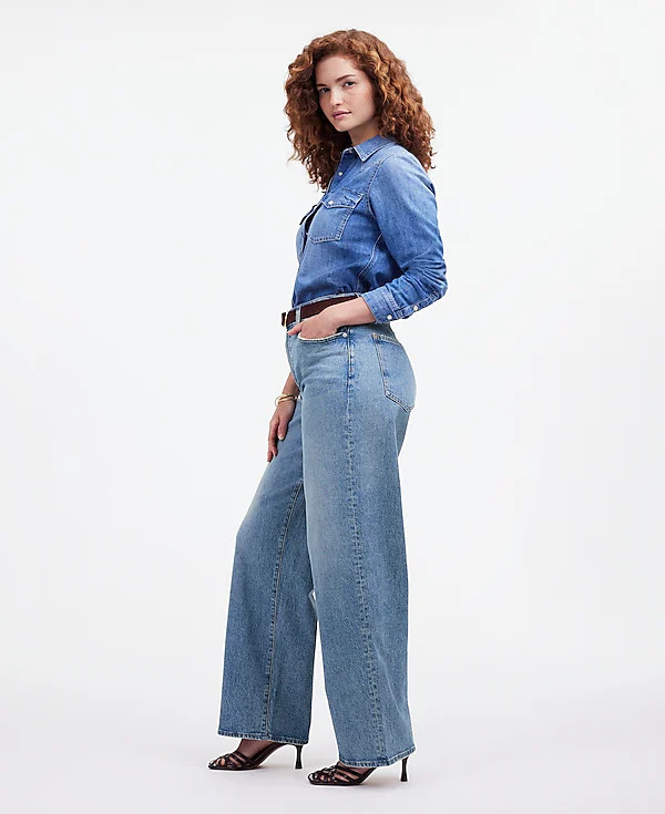 The Curvy Perfect Vintage Wide-Leg Jean | Madewell