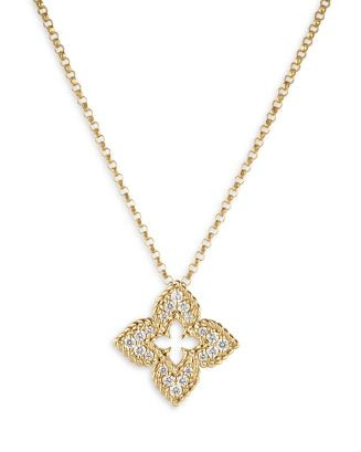 Roberto Coin 18K Yellow Gold Venetian Princess Pendant Necklace with Diamonds, 18 | Bloomingdale's (US)