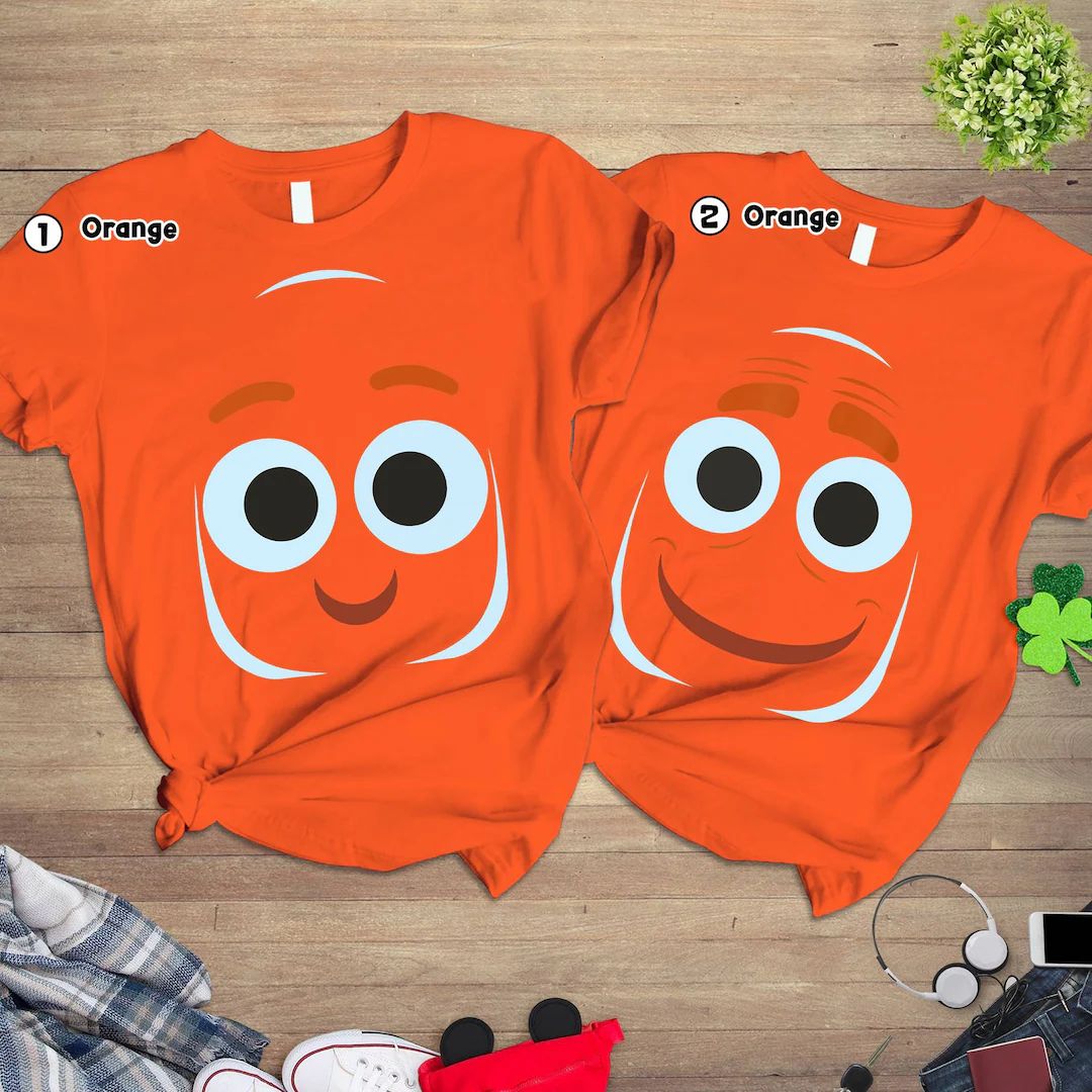 Finding Nemo Halloween Costume Shirt, Finding Nemo Matching Halloween Costume, Family Halloween C... | Etsy (US)