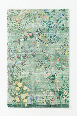 Wynnie Tufted Printed Floral Rug | Anthropologie (US)