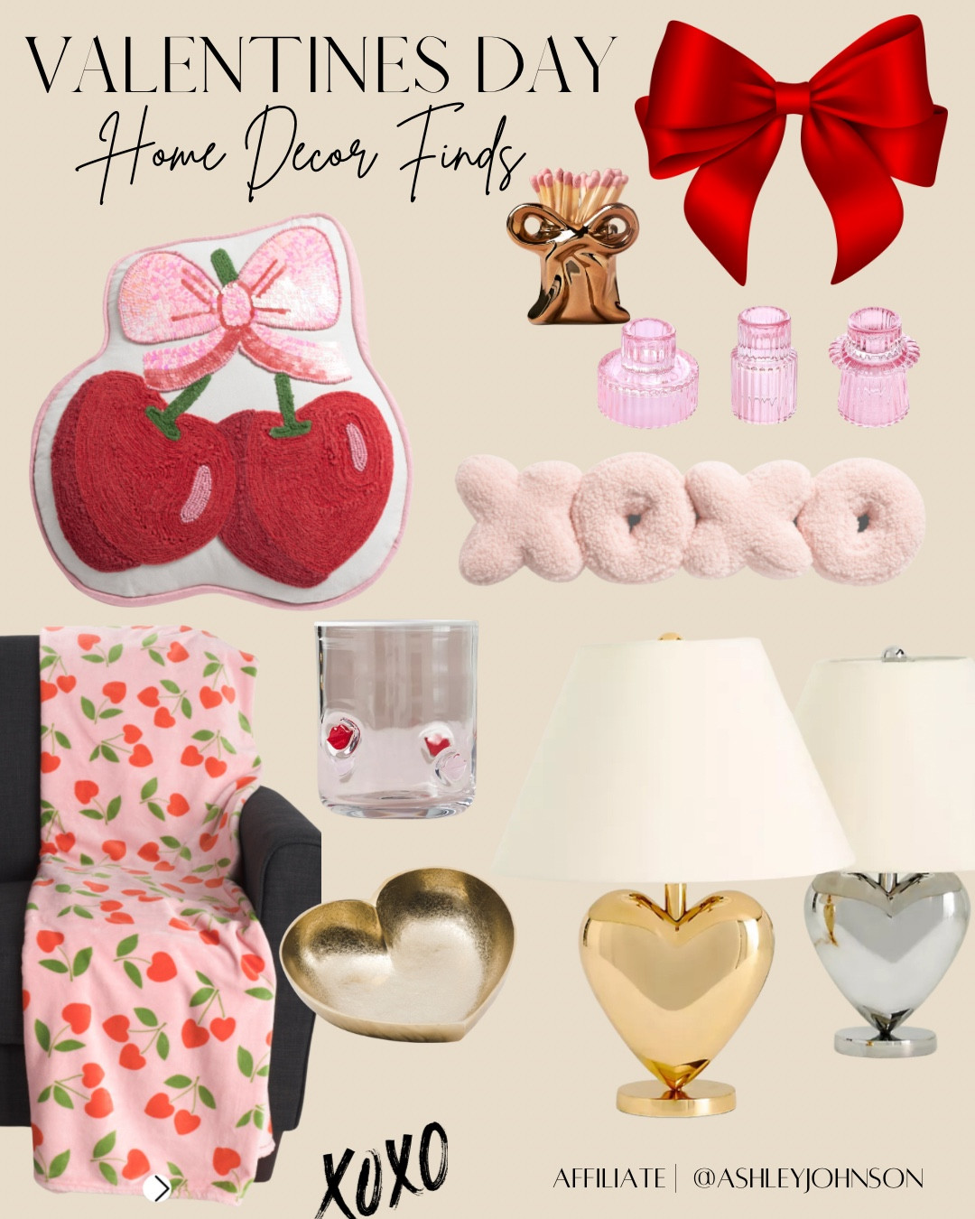 Some of the prettiest Valentines decorations I have ever seen! 😍💌✨ #valentinesdecor #valentinesdaypillows #heartlamp #heartdecor #cherries #bows

#LTKSeasonal #LTKGiftGuide #LTKHome