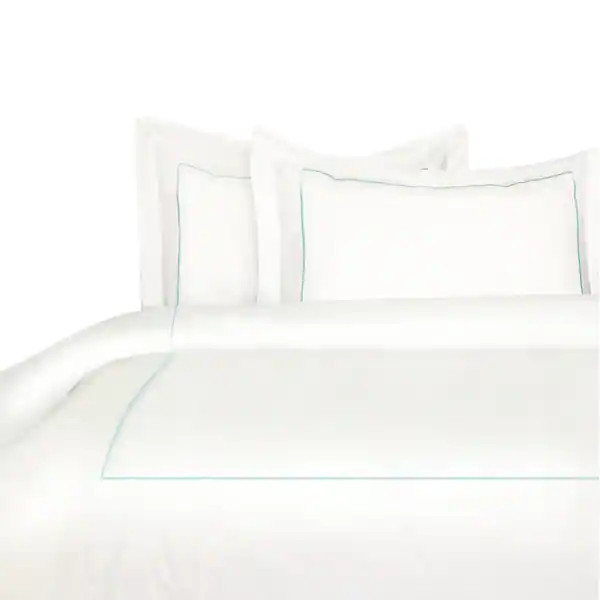 Percale Cotton Crisp Single-stripe Duvet Cover Set | Bed Bath & Beyond