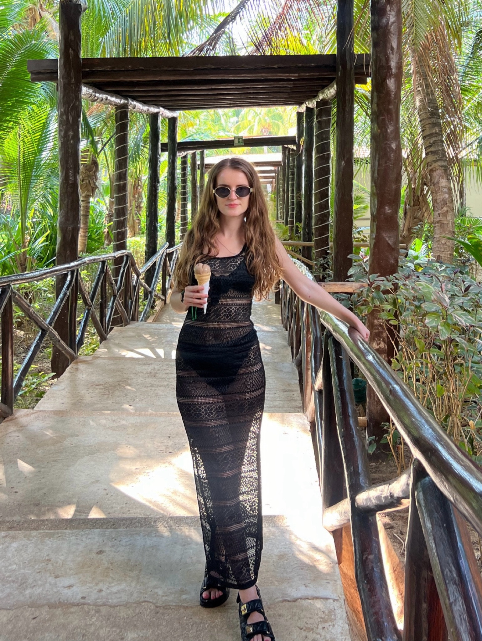 This chic cover up dress styled with a black bikini, comfy sandals, and sunglasses is the ultimate vacation outfit. Perfect for beach days, poolside lounging, or strolling through your resort.
.
.
.
.
.
.
.

#LTKSeasonal #LTKU #LTKSaleAlert #LTKGiftGuide #LTKWorkwear #LTKTravel #LTKShoeCrush #LTKItBag #LTKSwim 

Resort vacation outfits | resort wear 2025 | resort outfits | resort style | vacation outfits beach | Crochet cover up | beach cover up Amazon | swim cover up | black cover up | bathing suit | swim wear | swim suits | black bikini | pool outfit | outfit ideas | outfit inspo | beach sandals | summer sandals | dad sandals | platform sandals | 

#LTKFindsUnder100 #LTKStyleTip #LTKFindsUnder50