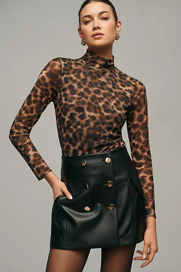 Maeve Hourglass Button-Front Skort | Anthropologie (US)