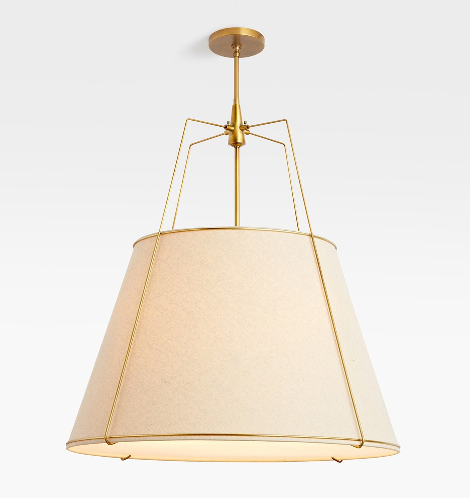 30" Conical Drum Pendant | Rejuvenation