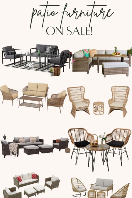 Patio Furniture on sale! #walmarthome #homedepot #wayfair #outdoorliving 

#LTKstyletip #LTKsalealert #LTKhome