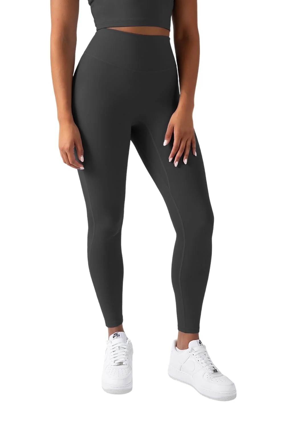 YITTY Active Women's UltraLuxe High-Waist Legging, Athleisure, 4-Way-Stretch, Onyx, M, Regular | Walmart (US)